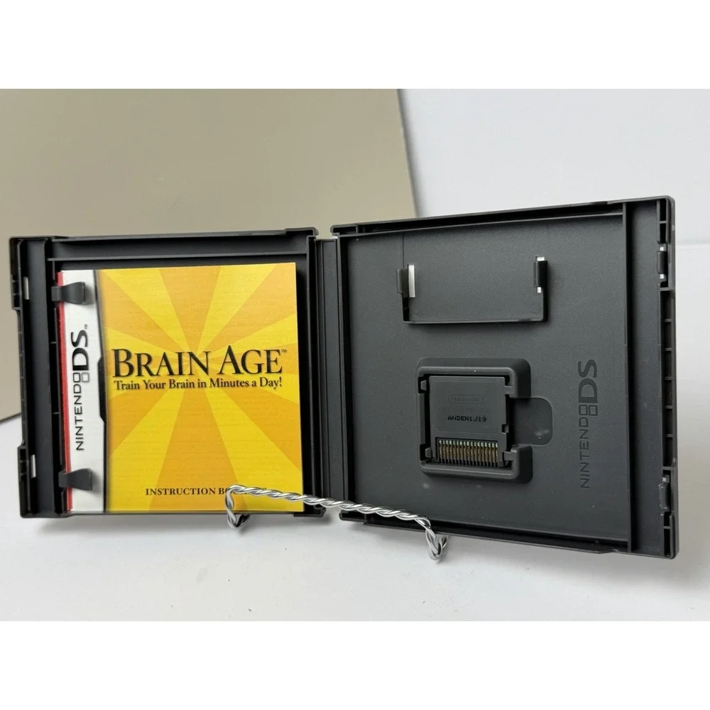 Brain Age: Train Your Brain in Minutes a Day (Nintendo DS) Complete With Manual